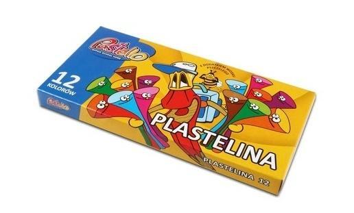 Plastelina 12 kolorów, Alfa Pastello