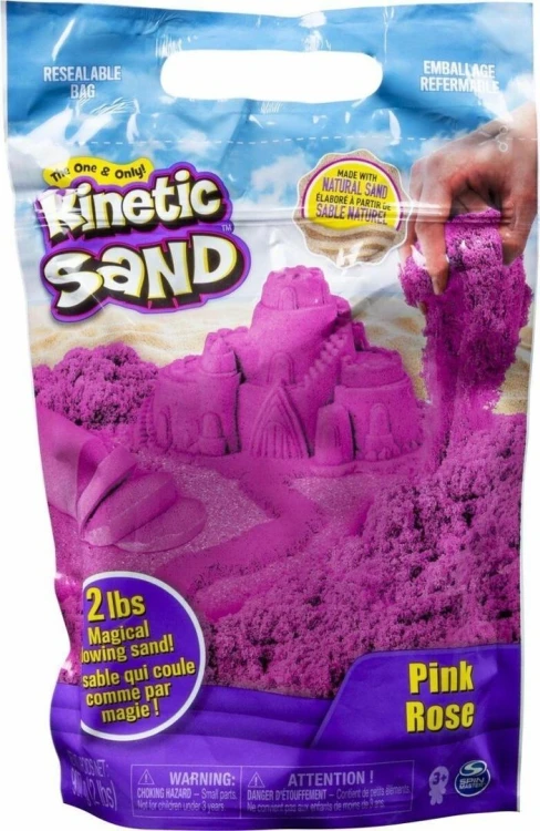 Kinetic Sand - Piasek różowy 900g, Spin Master