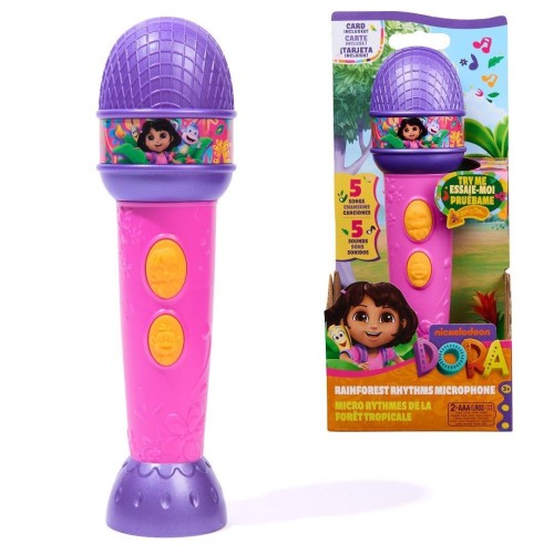 Dora. Mikrofon z efektami dźwiękowymi, Spin Master