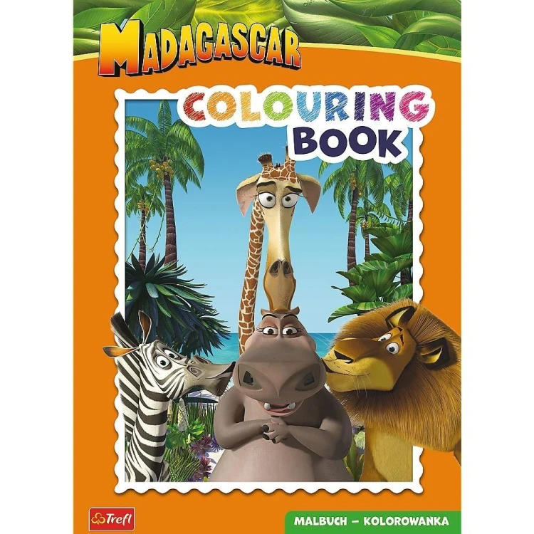 Madagaskar. Kolorowanka TREFL
