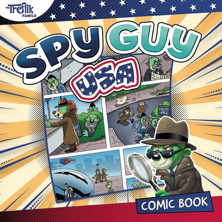 Spy Guy Komiks. USA TREFL