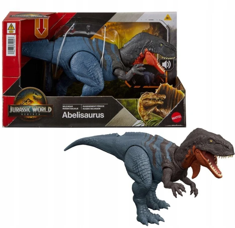 Jurassic World Abelisaurus Ryczący dinozaur JGB91