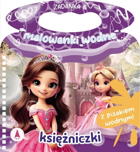 Zadanka & malowanki wodne. Księżniczki