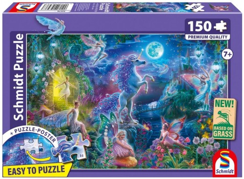 Puzzle PQ 150 Bajka o jednorożcu, Schmidt