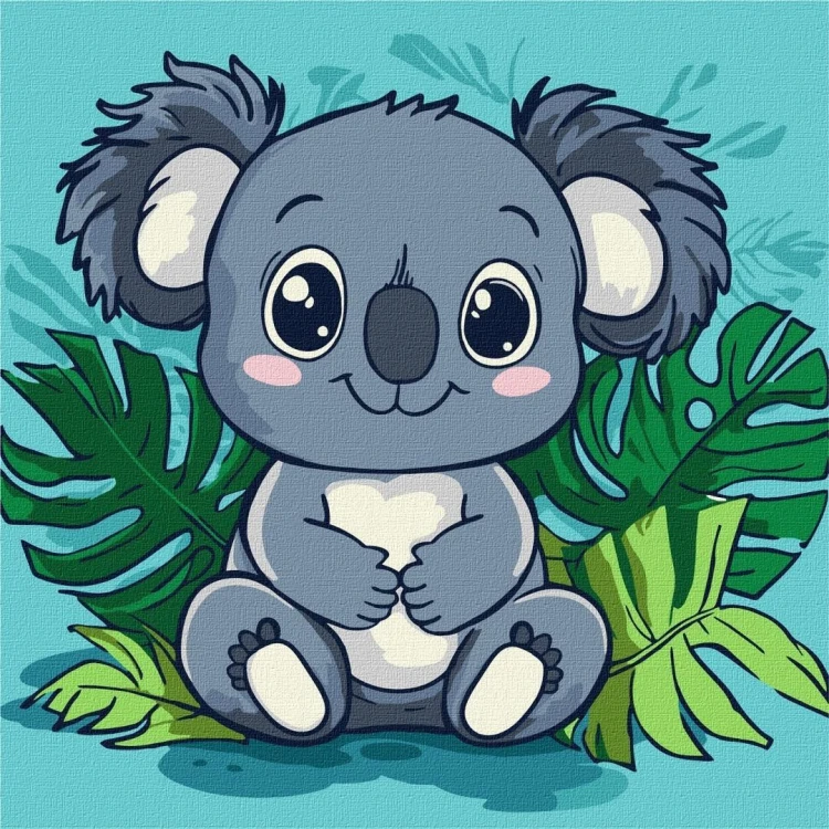 Malowanie po numerach - Wesoła koala Kids, Ideyka
