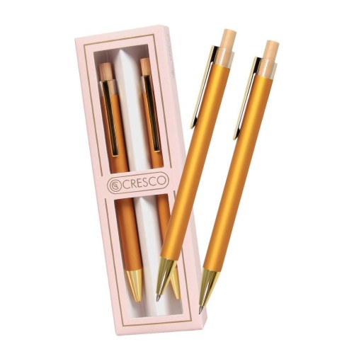 Długopis + ołówek Dyplomat złoty Gift Box, Cresco