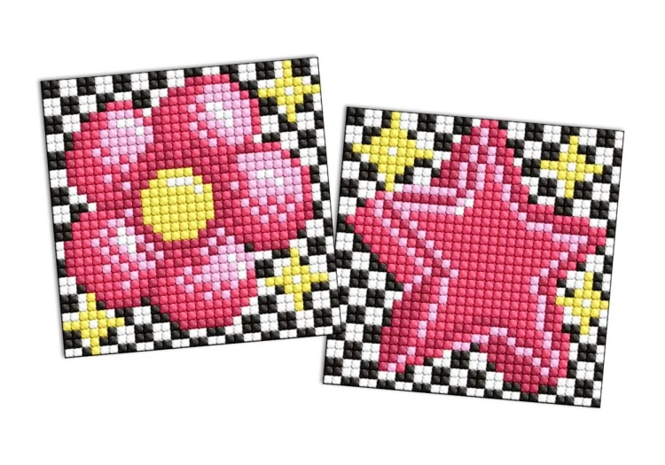 Diamentowa mozaika na magnes - LOL Kwiat 9x9cm