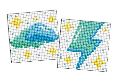Diamentowa mozaika na magnes - LOL Chmura 9x9cm