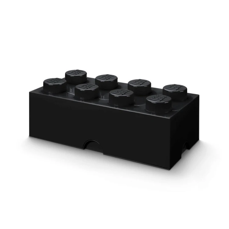 LEGO(R) pojemnik klocek ósemka czarny, NHG