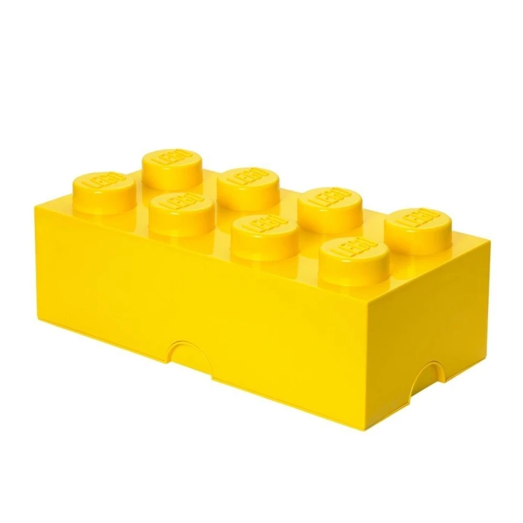 LEGO(R) pojemnik klocek ósemka żółty, NHG