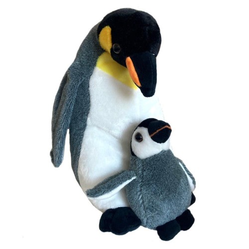 Pingwin z dzieckiem 20cm, Beppe