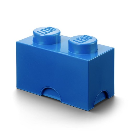 LEGO(R) pojemnik klocek dwójka niebieski, NHG