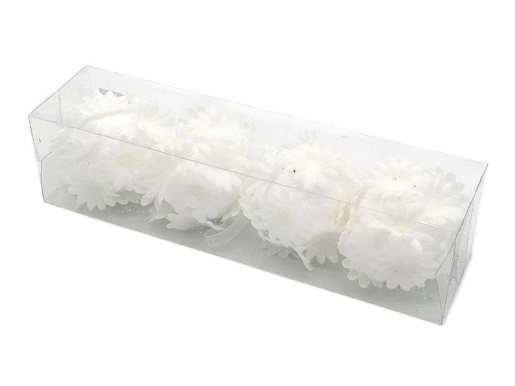 Bombki z kwiatkami śred. 7cm