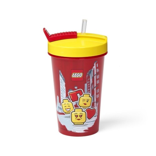 LEGO(R) kubek ze słomką Iconic Girl, NHG