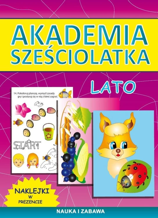 Akademia przedszkolaka. Lato + naklejki