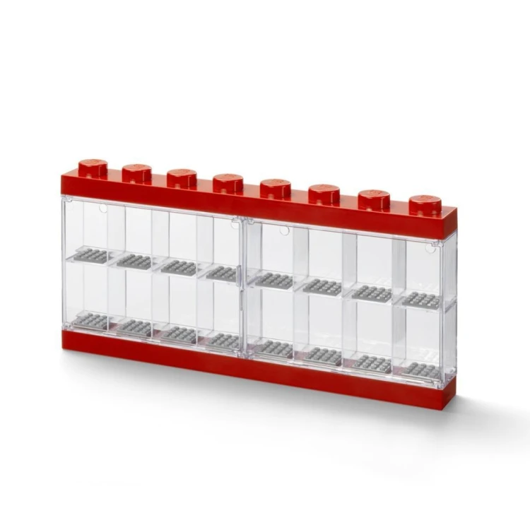 LEGO(R) witrynka na minifigurki 16 czerwona, NHG