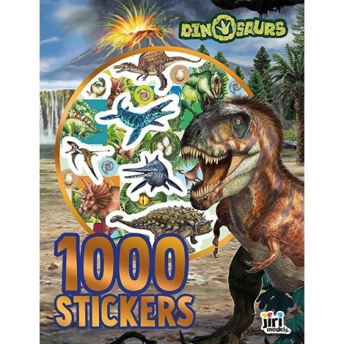 Naklejki Dinozaury 1000szt, Jiri models