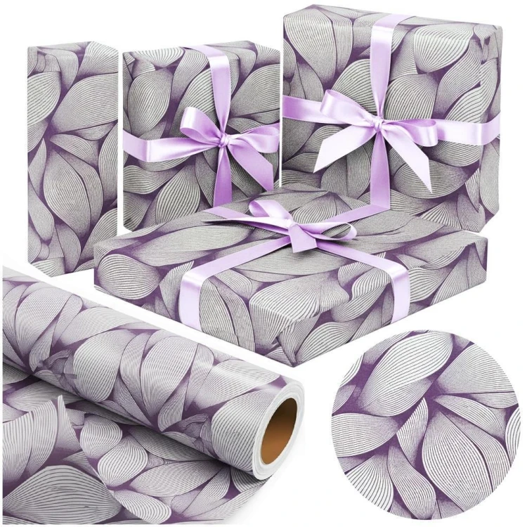 Papier ozdobny Leaf Silver X-Strong 57cmx25m