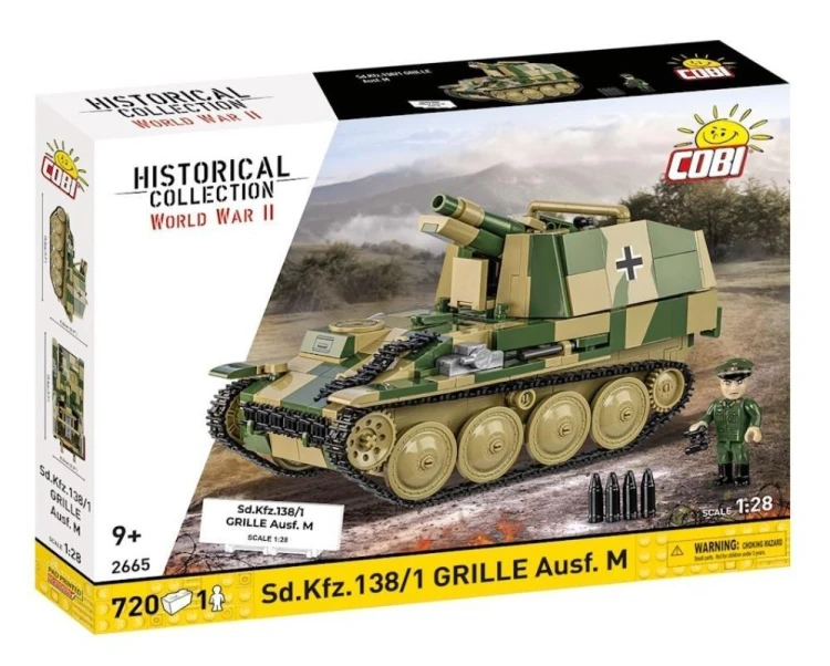 Sd. Kfz. 138/1 GRILLE Ausf M Świerszcz, Cobi