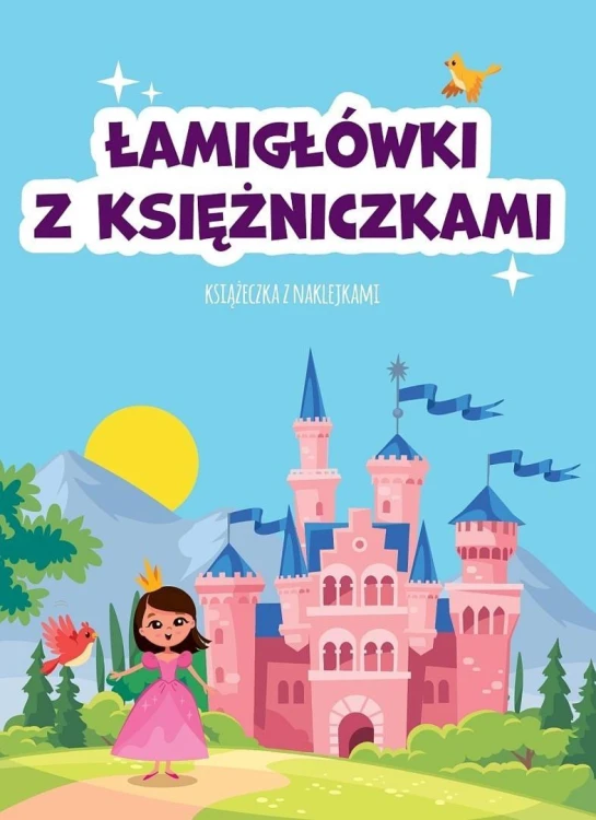 Łamigłówki z księżniczkami z naklejkami