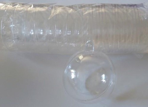 Kula transparentna 6cm 10szt