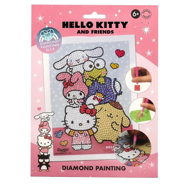 Maluj diamentami po numerach Hello Kitty, MICKI