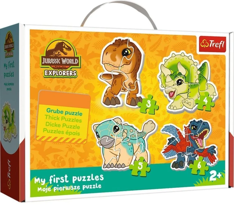 Puzzle Baby Classic - Urocze dinozaury TREFL