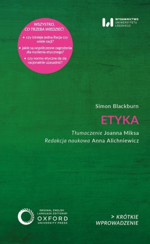 Etyka. Krótkie Wprowadzenie 55, Simon Blackburn