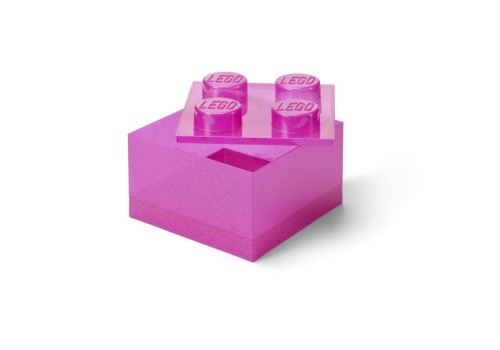 LEGO(R) pojemnik klocek czwórka transparentny...