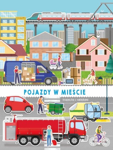 Pojazdy z naklejkami. Pojazdy w mieście