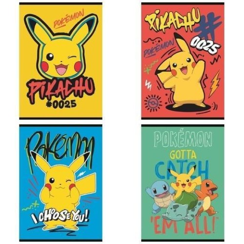Zeszyt A5/16k kratka Pokemon (15szt), UNIPAP