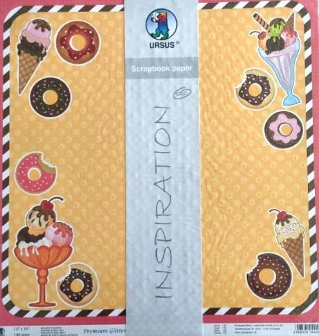 Papier do scrapbookingu 190g 30,5x30,5cm 5 ark.