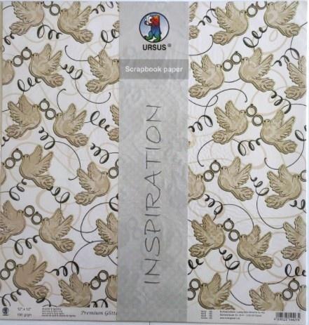 Papier do scrapbookingu 190g 30,5x30,5cm 5 ark.