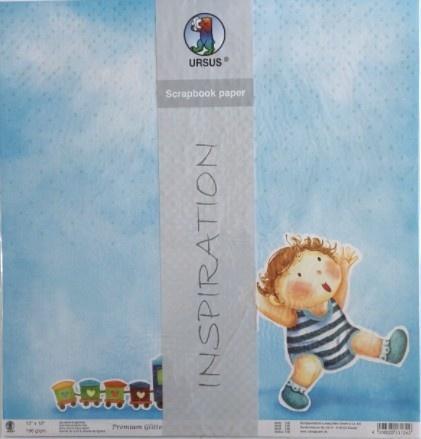 Papier do scrapbookingu 190g 30,5x30,5cm 5 ark.