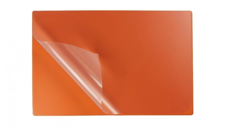 Podkład na biurko z folią 38x58cm orange, Biurfol
