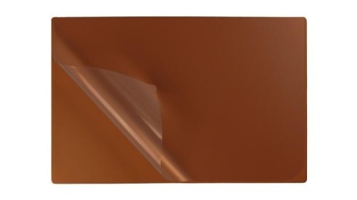 Podkład na biurko z folią 38x58cm brązowy, Biurfol