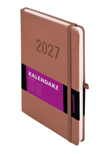 Kalendarz 2027 Memofix B5 DNS mocha mouse