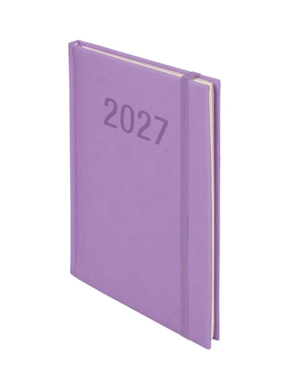 Kalendarz 2027 Colorfix-bis A5 TDW liliowy