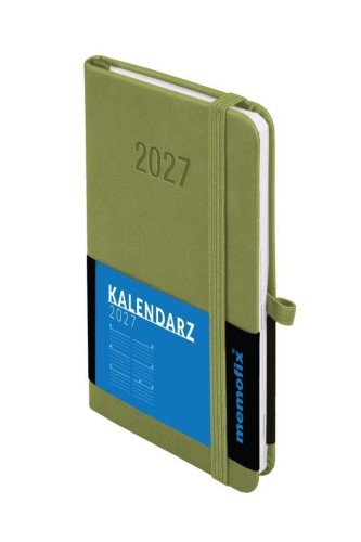 Kalendarz 2027 Memofix B6 TDW j. zielony