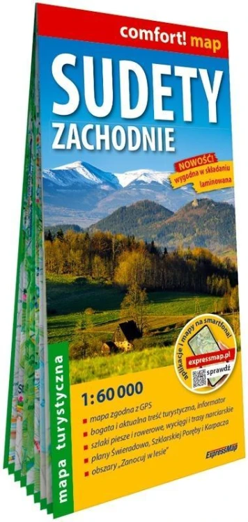 Comfort! map Sudety Zachodnie 1:60 000 laminowana