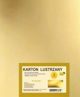 Karton obustronnie lustrzany 350g 21,5x32cm