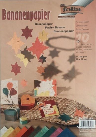 Papier bananowy gm. 35 10 arkuszy, Galeria Hobby