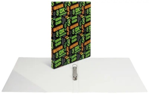 Segregator A4 2R 4cm nadruk game, Biurfol
