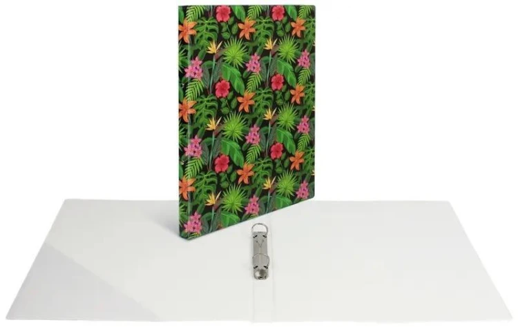 Segregator A4 2R 4cm nadruk flowers, Biurfol