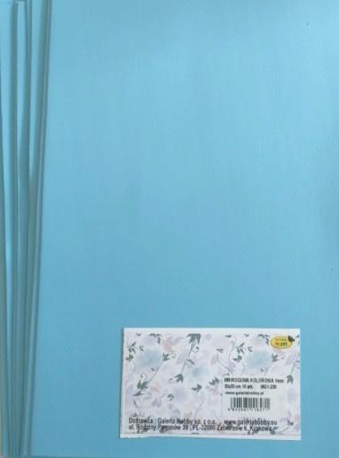 Mikroguma pianka 1mm 20x30cm 10 arkuszy błękt