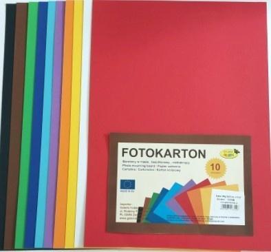 Karton 130g/m2 25x35cm 10 ark, Galeria Hobby