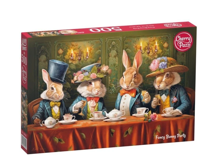 Puzzle 500 Fancy Bunny Party, CherryPazzi