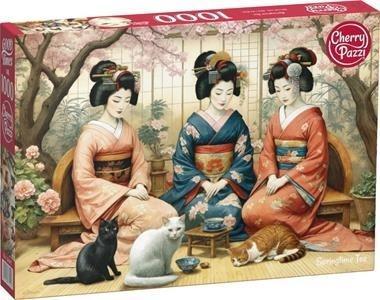 Puzzle 1000 Springtime Tea, CherryPazzi