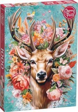 Puzzle 1000 Flower Deer, CherryPazzi