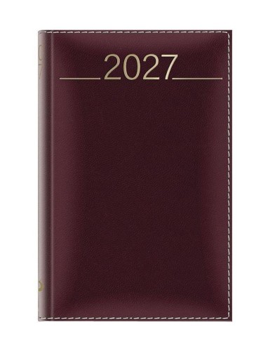 Terminarz 2027 B6 Madrid bordowy